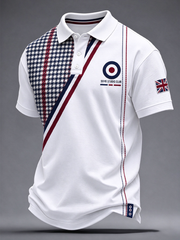 Men's UK Music Lover Mods Art Printed polo shirt