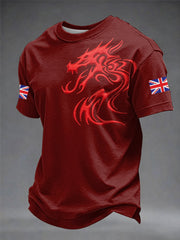 Men's Welsh Dragon Printed T-shirt