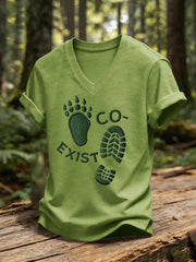 Women's CO-EXIST Print Casual T-shirt