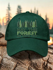 Unisex Resort May The Forest Be With You Print Cap