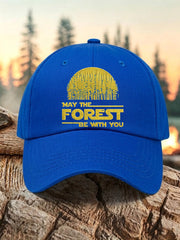 Unisex Resort May The Forest Be With You Print Cap
