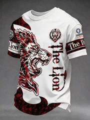 Men's UK Football Lover England Printed short sleeves t-shirt