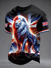 Men's British Lion Printed T-shirt