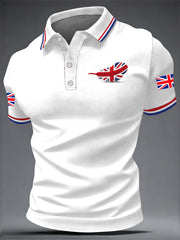 Men's British Style Printed Shirt
