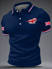 Men's British Style Printed Shirt
