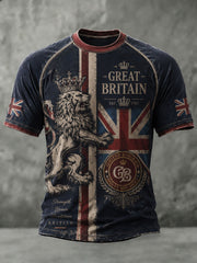 Men's British Lion Printed T-shirt