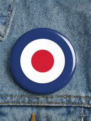 Unisex Royal Air Force print Brooch