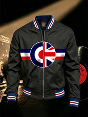 Men's Retro Northern Soul Print Casual Jacket