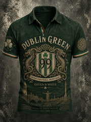 Men's Dublin Green Shamrock Football Shirt