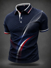 Men's France Le 14 Juillet Business Printed Shirt