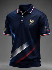 Men's France Le 14 Juillet Business Printed Shirt