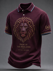 Men's Retro Football Fan Art Print Casual Jersey