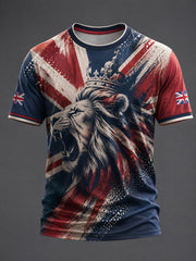 Men's British Lion Printed T-shirt