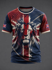 Men's British Lion Printed T-shirt