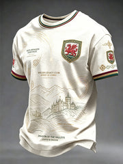 Men's Welsh Dragon Printed T-shirt
