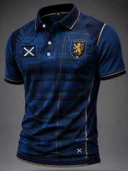 Men's UK Football Lover Scotland Printed polo shirt
