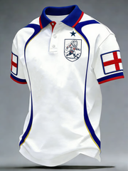 Men's UK Football Lover England Printed polo shirt
