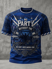 Men's Scotland Football Lover Printed T-shirt