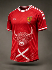 Men's UK Football Lover Scotland Printed short sleeve t-shirt