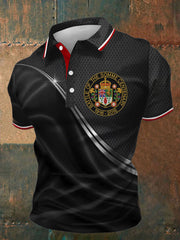 Men's Battle of The Somme Veteran Printed Casual Tops