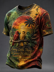 Classic Retro Reggae Art T-Shirt