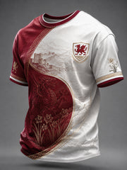 Men's Welsh Dragon Printed T-shirt