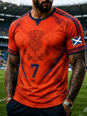 Men's UK Football Lover Scotland Printed short sleeve t-shirt