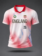 Men's UK Football Lover England Printed T-shirt