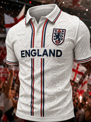 Men's Gift For Football Fans Print Casual Short Sleeve Top