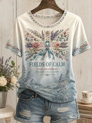 Women's PTSD Awareness Art Printed T-shirt