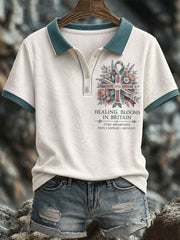 Women's PTSD Awareness Art Printed Casual Tops