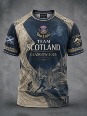 Men's Glasgow Commonwealth Games 2026 Printed short sleeves t-shirt