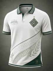 Men's Men's Scotland football Lover Celtic Printed polo shirt polo shirt