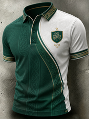 Men's Men's Scotland football Lover Celtic Printed polo shirt polo shirt