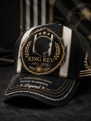 Unisex Hat Featuring An Art Print Incorporating Elements Of The Famous British Football Legend Kevin Keegan