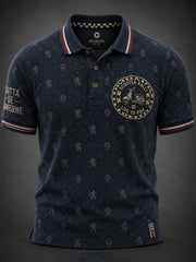 Men's UK Mods Music Lover The Jam Printed Polo Shirt