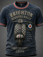 Men's UK Mods Music Lover The Jam Printed Short-Sleeve T-Shirt
