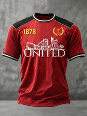 Men's Manchester Football Lover Printed T-shirt