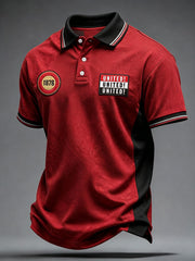 Men's Manchester Football Lover Printed Casual Tops