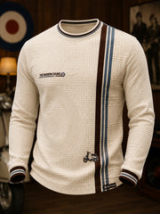 Men's Paul Weller And British Mod Culture Waffle Long Sleeve T-Shirt
