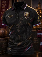 Men's Club-Graphic Raglan-Sleeve Short-Sleeve Polo Shirt