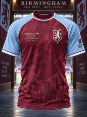 Men's Soccer Club Graphic Print Raglan Short-Sleeve T-Shirt