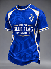 Men's West London Blues Football Lovers Printed short sleeves t-shirt