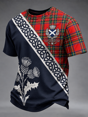 Men's St. Andrew's Day Peinted short sleeves t-shirt
