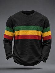 Men's Reggae Inspired Waffle Top