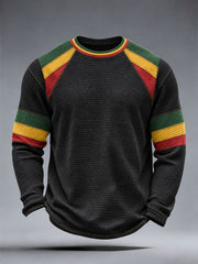 Men's Reggae Inspired Waffle Top