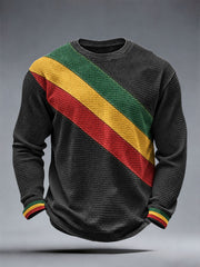 Men's Reggae Inspired Waffle Top