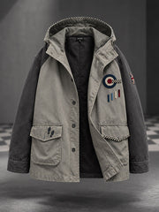 Men's UK Music Lover Mods Art Printed Jacket