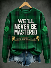 Women's football Lover Celtic Printed Regular Sweatshirt