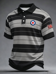 Men's UK Music Lover Mods Culture Printed polo shirt